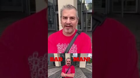 Frauditor Tough Guy Kult News vs Unhinged Security Guard! #shorts