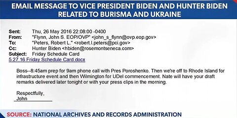 OOPS: Joe Biden Hidden Email Address for Burisma Business Hosted by Secret Pentagon IT Group