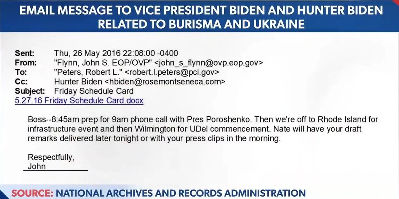 OOPS: Joe Biden Hidden Email Address for Burisma Business Hosted by Secret Pentagon IT Group