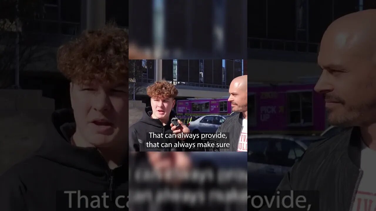 Street Interviews - What's a good man?