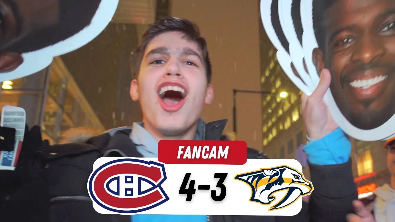 CHAOS AFTER P.K. NIGHT OUTSIDE THE BELL CENTRE ! | MTL 4-3 NSH