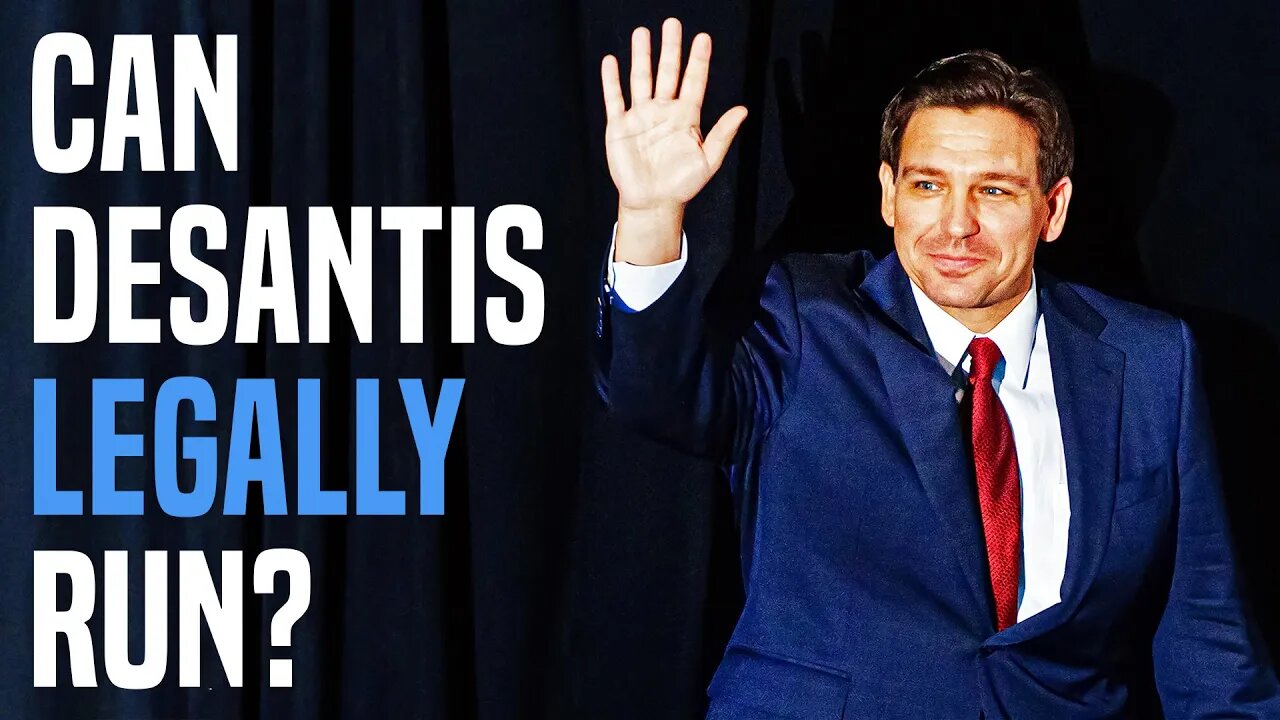 It's against the law for a Florida Governor to run for President