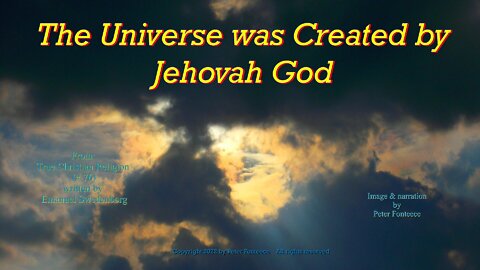 The Universe was Created by Jehovah God