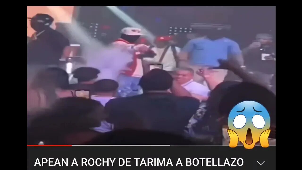 botellazo a rochy video