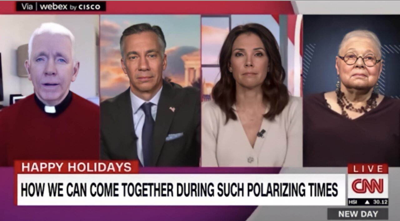 Leftist Priest on CNN Tells Unvaccinated to Stay Away from Christmas Mass