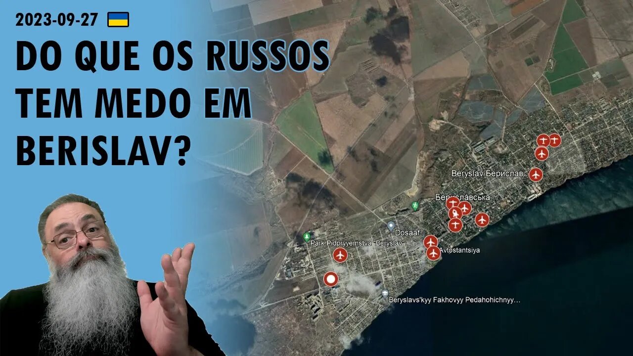 #Ucrânia 2023-09-27: RUSSOS faz BOMBARDEIOS em CIDADE evacuada por UCRANIANOS nas MARGENS do DNIPRO