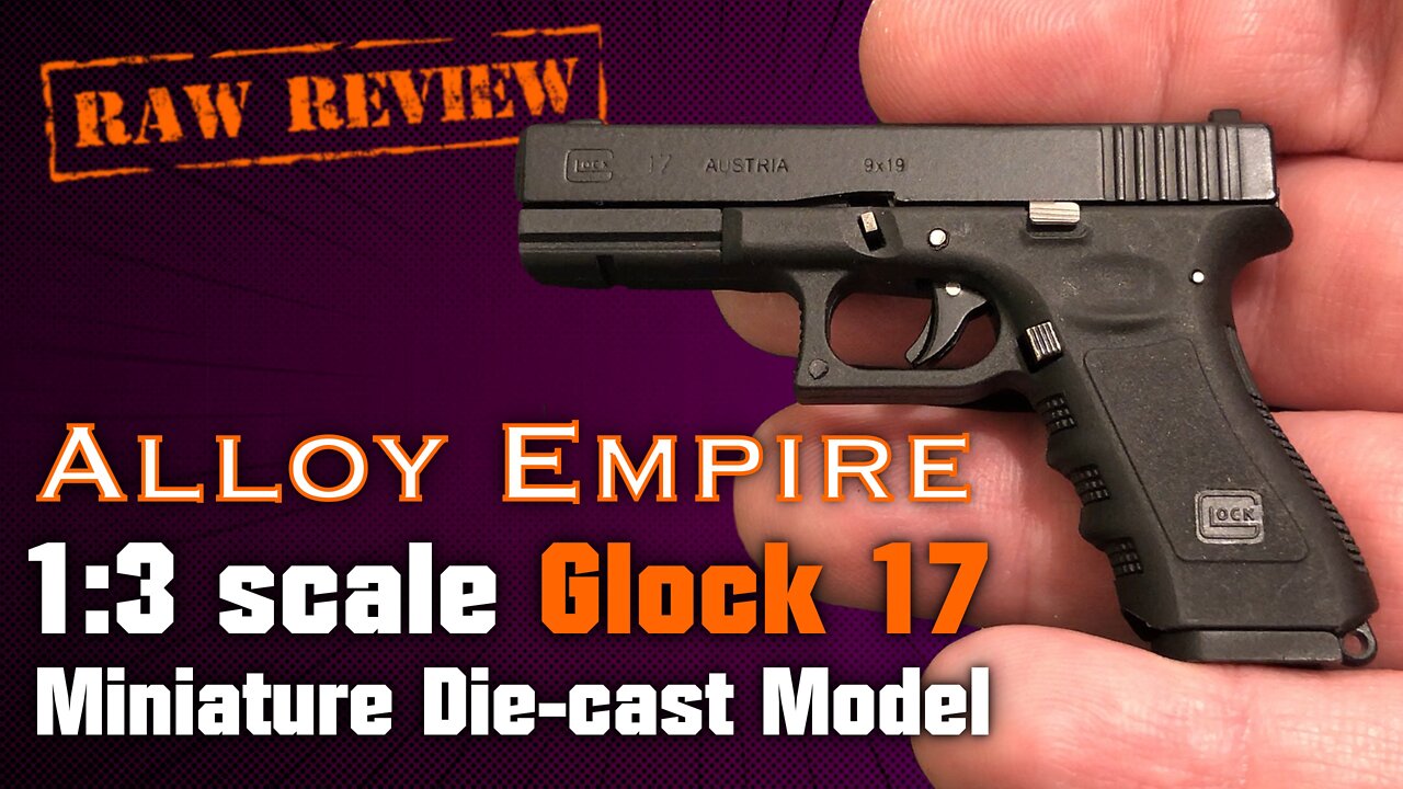 Alloy Empire 1:3 Scale Glock 17 miniature die-cast model
