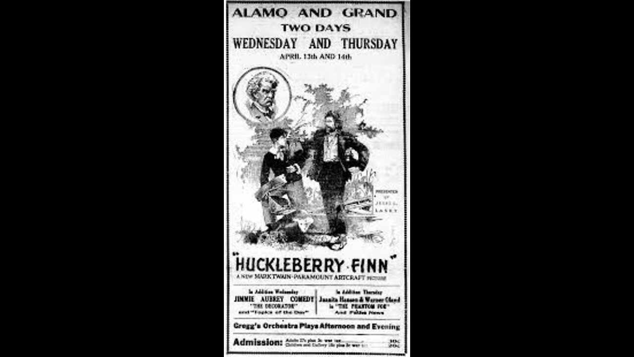 Huckleberry Finn (1920 film) - Directed by William Desmond Taylor - Full Movie