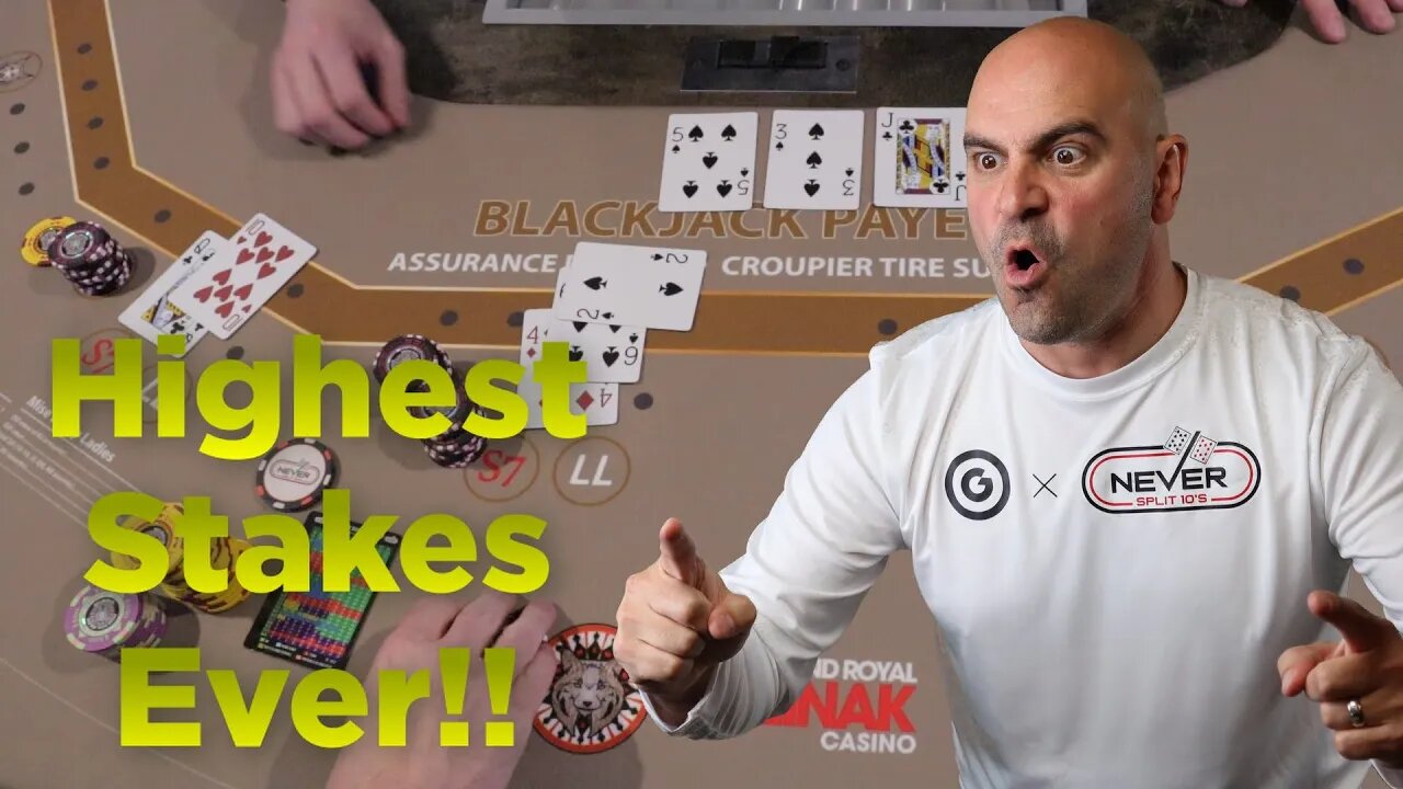 $24,000 High Stakes Blackjack E238 From Grand Royal Wolinak in Quebec, Canada