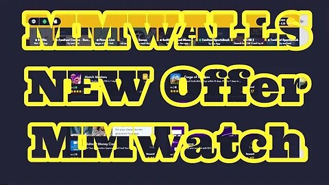 MMWalls new offer MMWatch