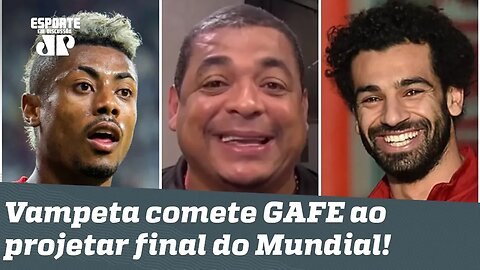 "O Flamenguinho..." Vampeta comete GAFE ao projetar Flamengo x Liverpool!