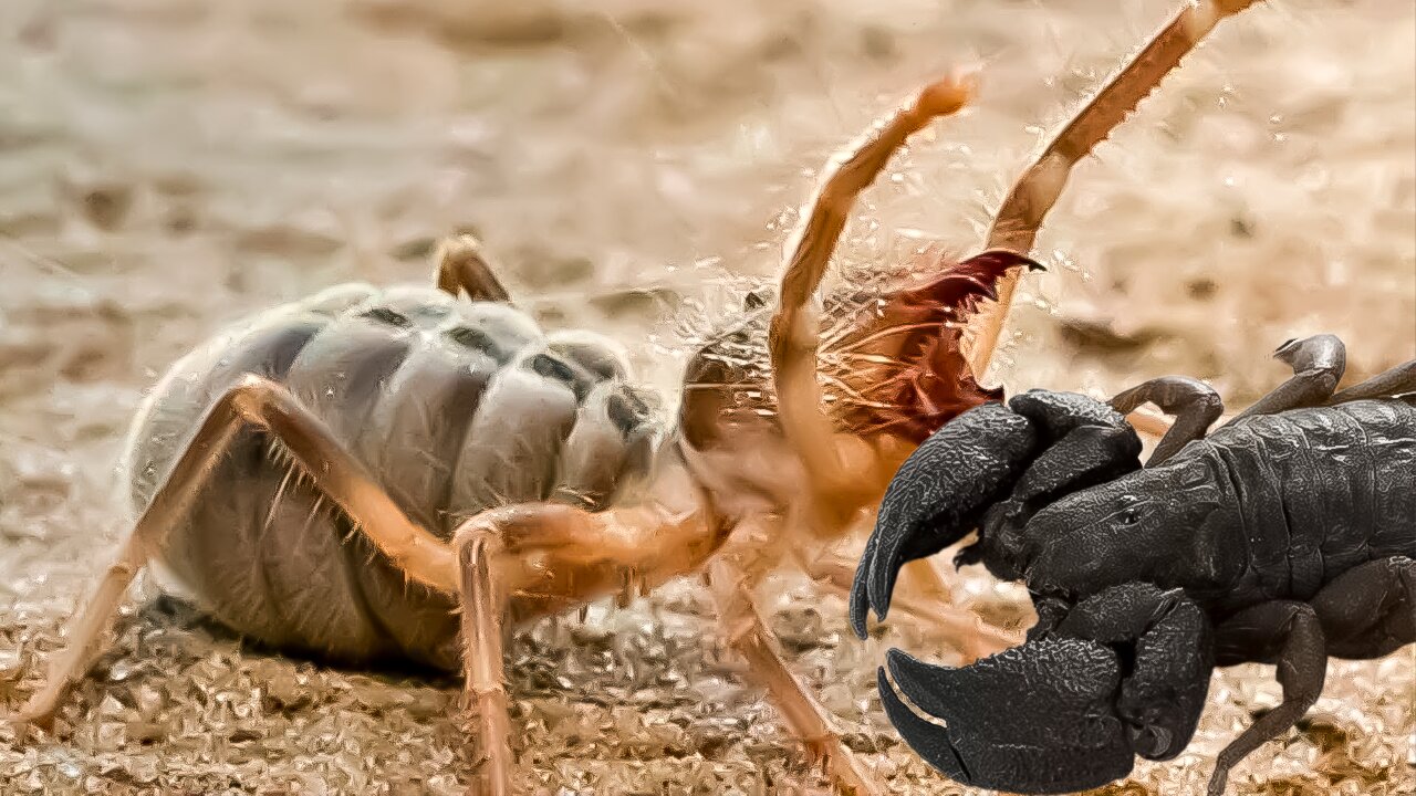 CAMEL SPIDER VS SCORPION BLACKCAMEL SPIDER VS SCORPION