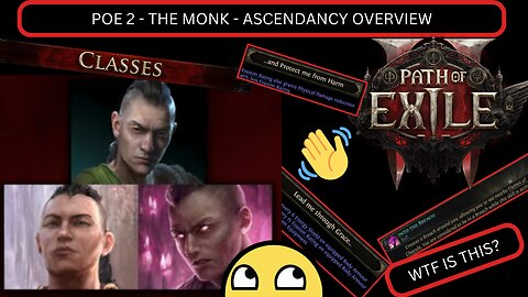 Path of EXILE 2 - THE MONK- ASCENDANCIES- FULL REVEAL - WOW GONNA SLAP