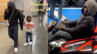 Offset & Cardi B Take Son Kodi Go Kart Racing! 🏎