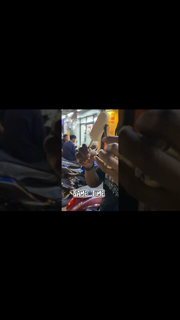 He Ate A Bug With Ice cream!