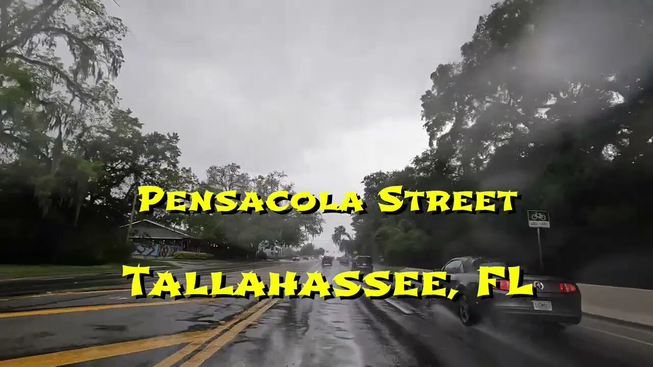 W. Pensacola Street in the Rain - Tallahassee, FL