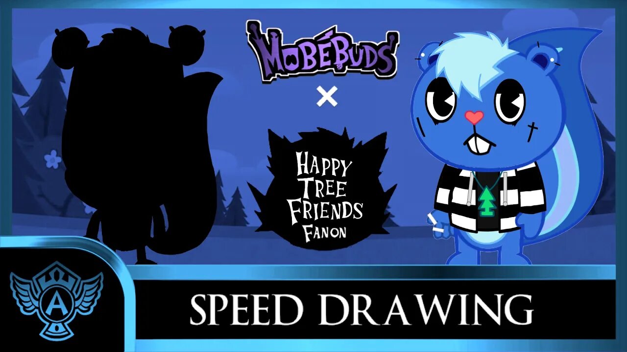 Speed Drawing: Happy Tree Friends Fanon - Paul | Mobebuds Style