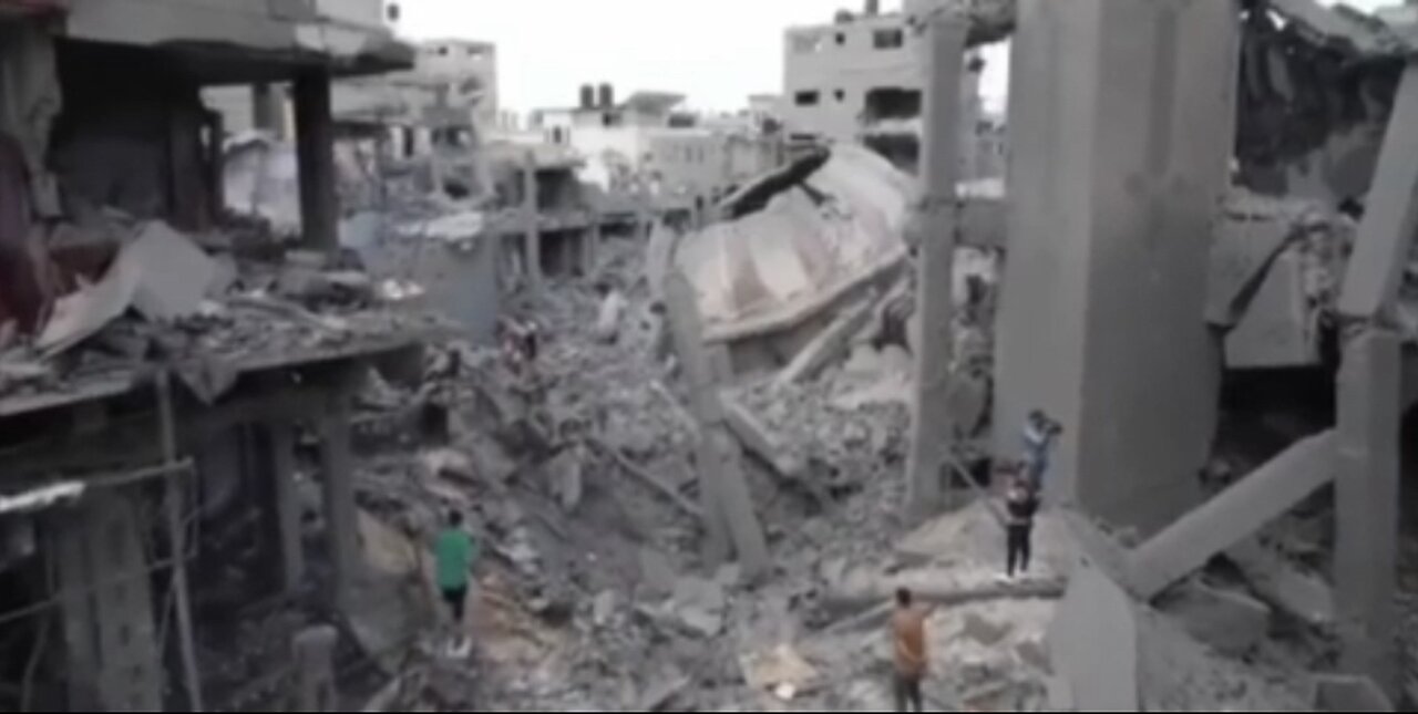 Gaza has been turned to dust, no water, gas, nor electricity