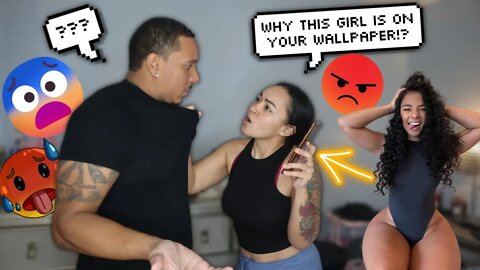 Putting “OUR NEIGHBOR” as my WALLPAPER