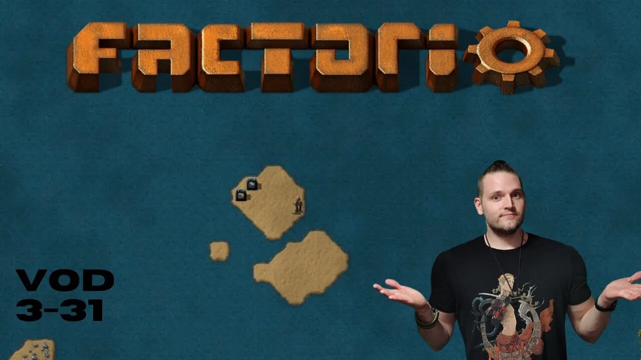 Stranded Mod - Let's eat dirt to survive! #factorio #mod #live #twitch #gaming (3-31-2023 VOD)