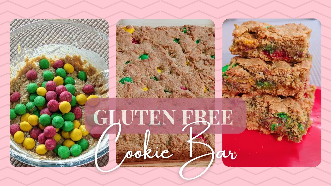 Gluten free Christmas Cookie Bar