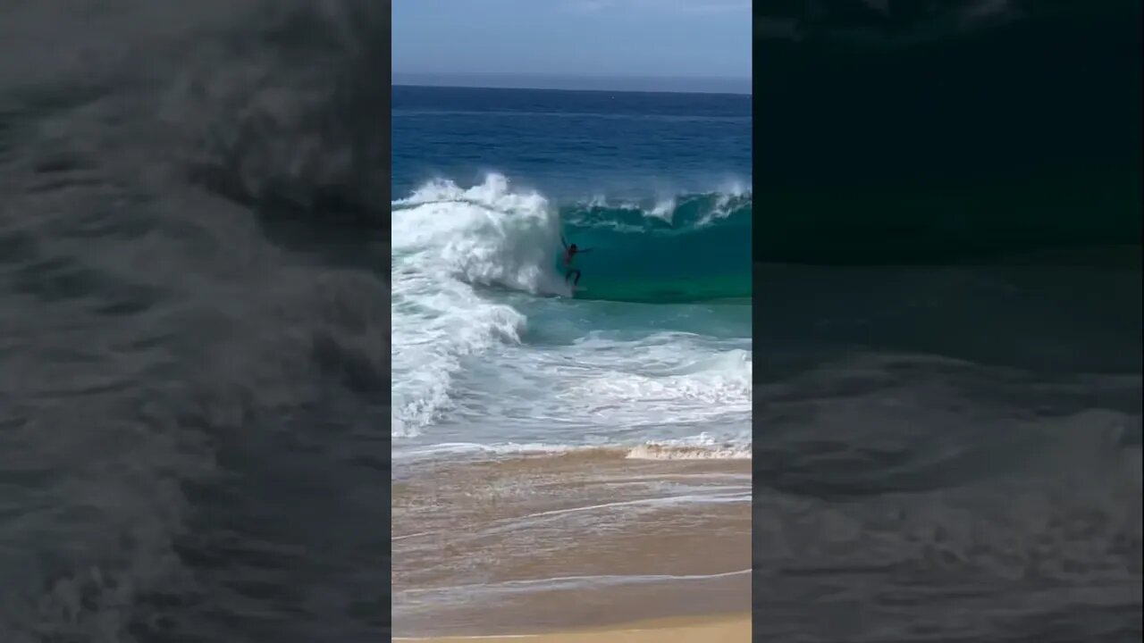 I threw my body into this GIANT WAVE
