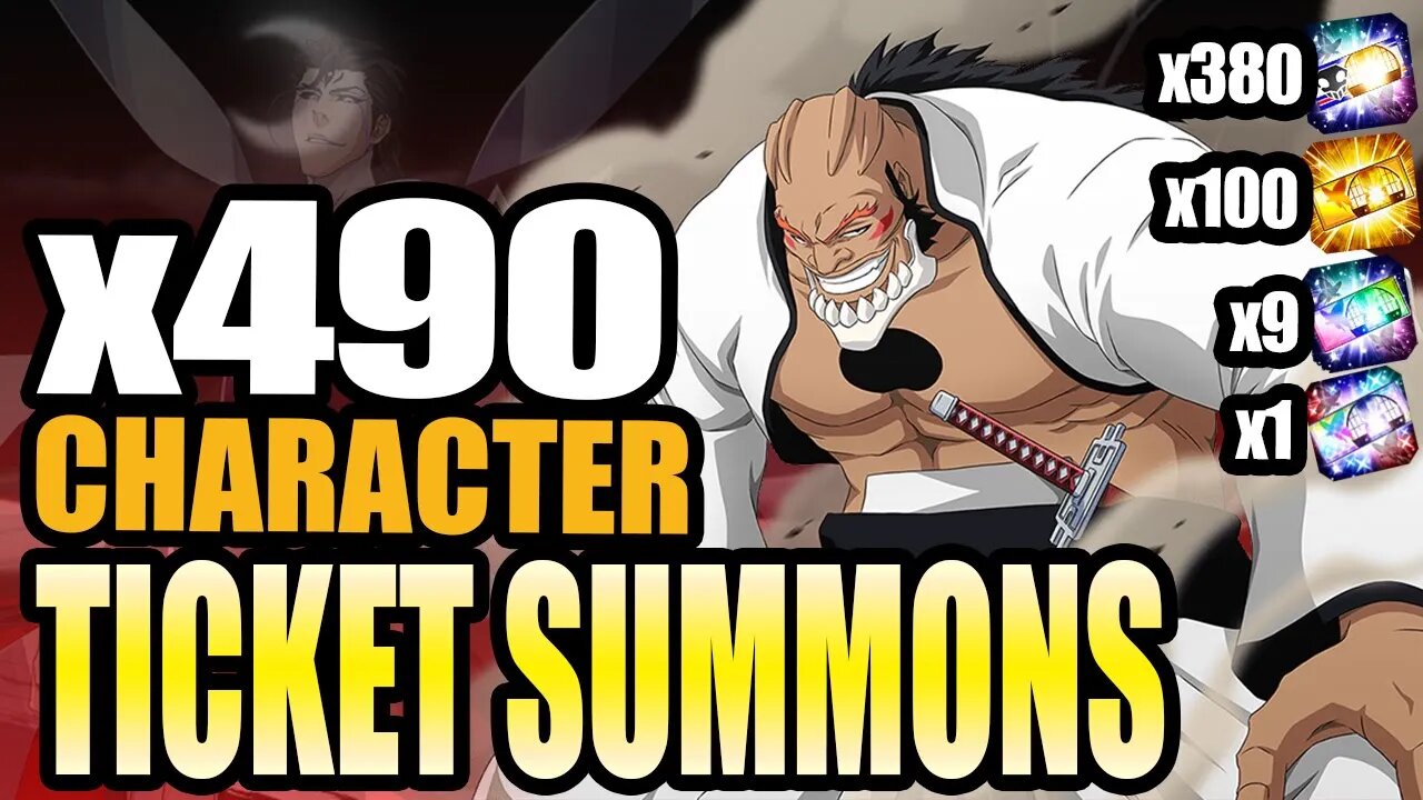 Bleach Brave Souls: Character Ticket Summons x490