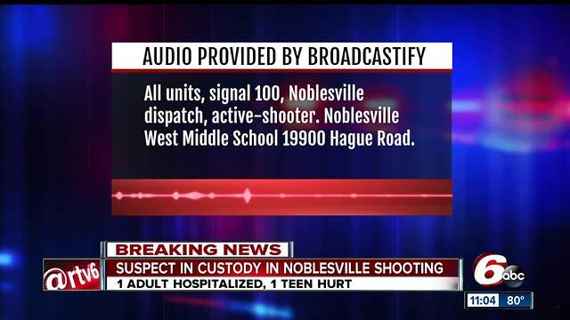 AUDIO: Initial emergency dispatch to active shooter situation at Noblesville middle shcool