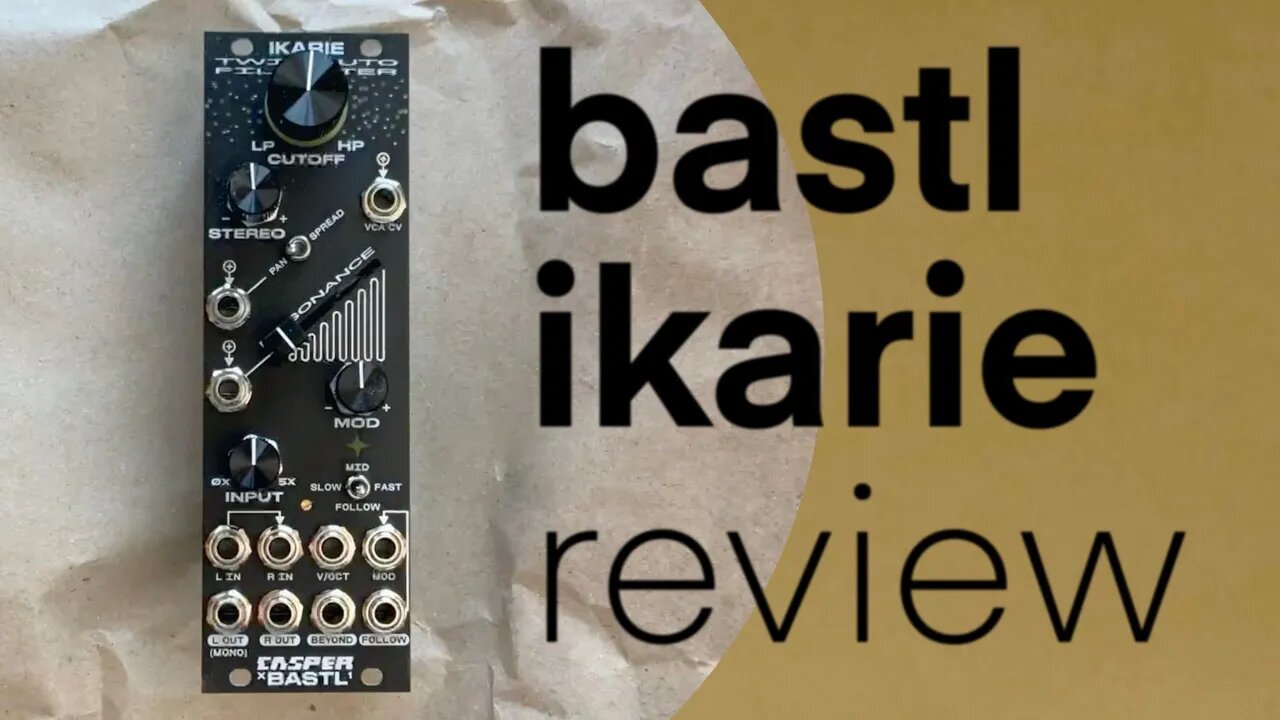 @bastlinstruments IKARIE stereo Filter module