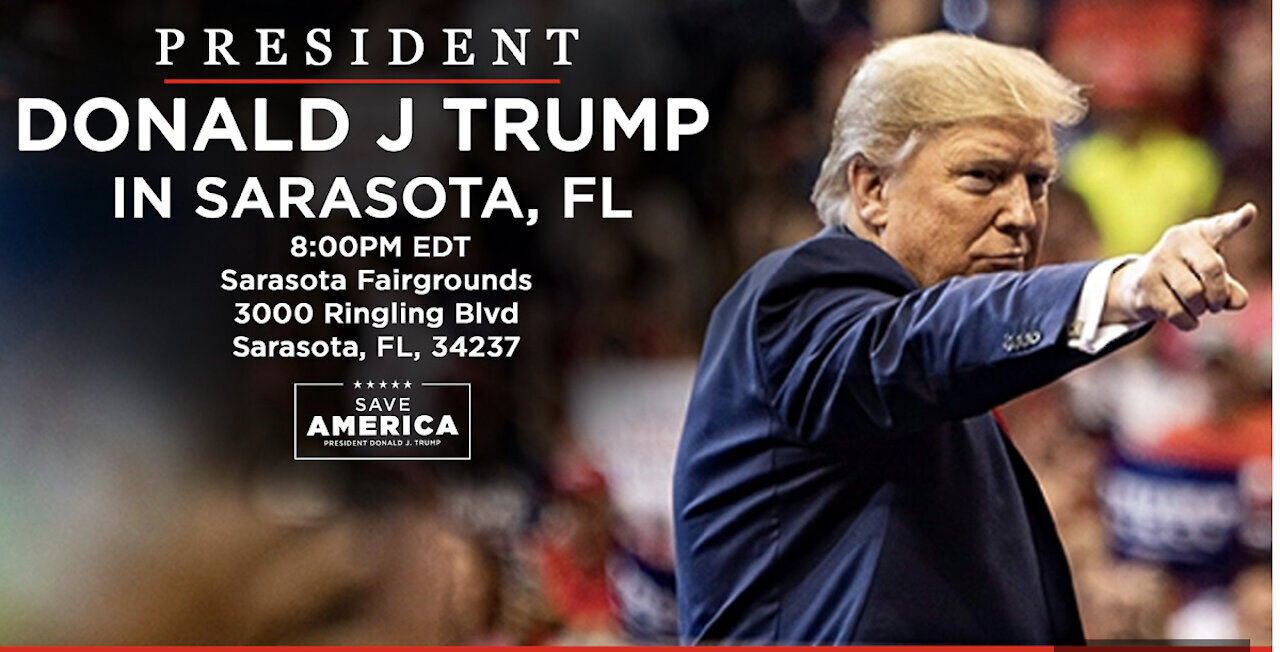 President Trump In Sarasota Fl - RALLY