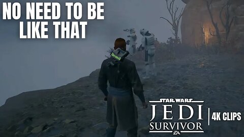 Easy, No Need To Be Like That | Star Wars Jedi Survivor 4K Clips