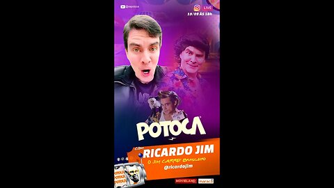 @ricardojim O jim carrey Brasileiro, bateu um papo super engraçado contou um pouco de sua trajetória