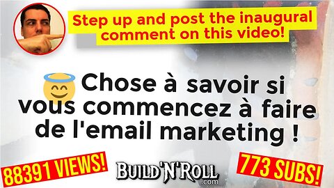 😇 Chose à savoir si vous commencez à faire de l'email marketing !