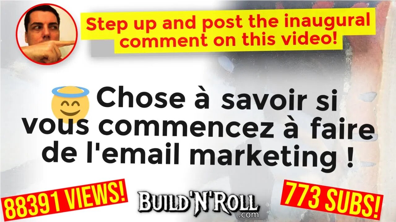 😇 Chose à savoir si vous commencez à faire de l'email marketing !