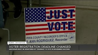 AZ voter registration extension cut back