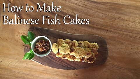 Balinese Fish Cakes with Bumbu Genap (Srempet)
