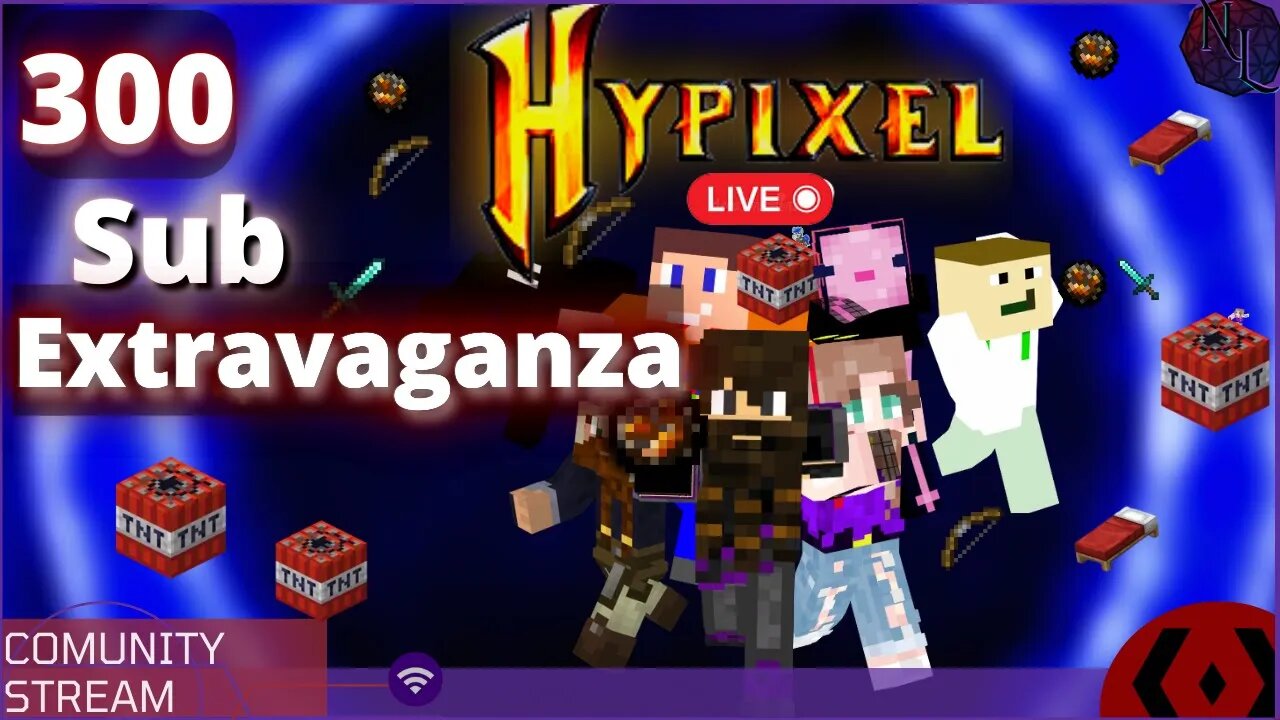 VOD~ Playing on Hypixel w/ YOU!!!