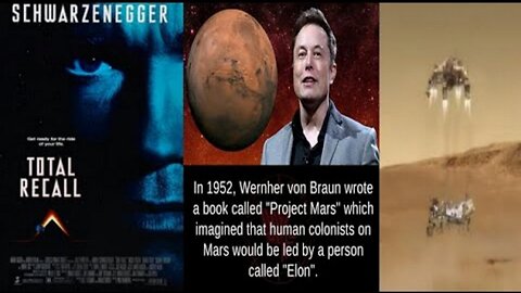 Mars Rover Landing Hoax - Elon Musk & Total Recall Mars Hollywood Programming - The Occult Of Mars