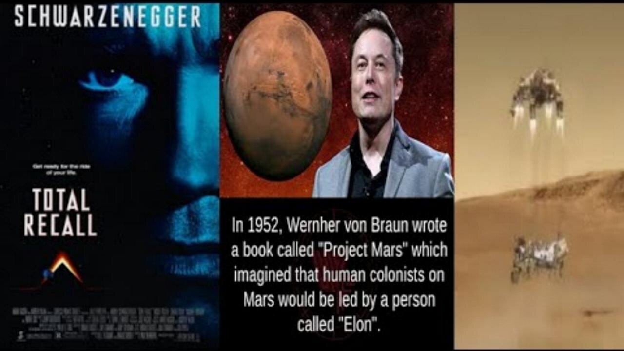 Mars Rover Landing Hoax - Elon Musk & Total Recall Mars Hollywood Programming - The Occult Of Mars