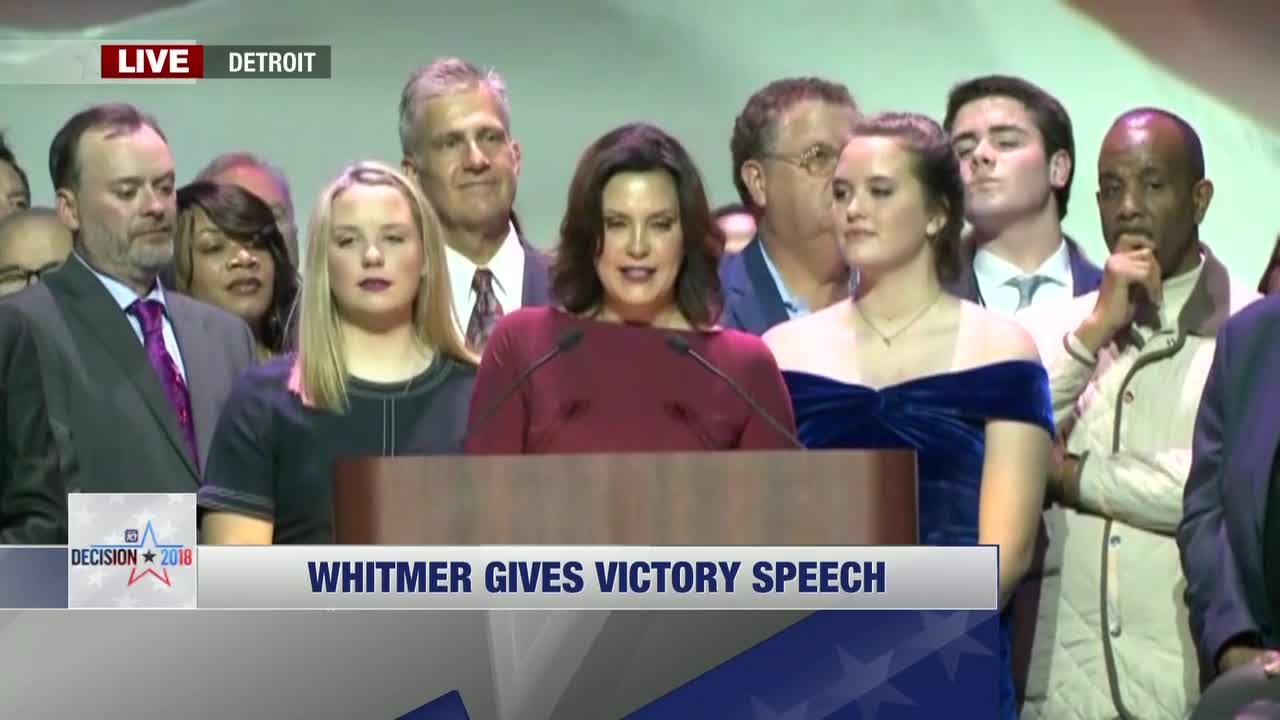 Gretchen Whitmer wins election for Michigan governor