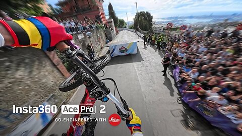 Insta360 Ace Pro 2 - Intense Urban Downhill POV at Red Bull Cerro Abajo 2024 (ft. Juanfer Velez).