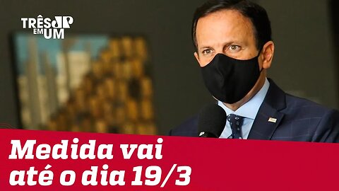 Estado de São Paulo é reclassificado para a fase vermelha