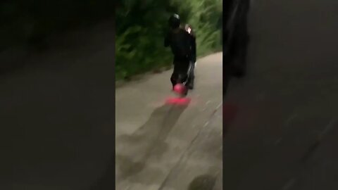 HONDA SH300 WHEELIE SCRAPE