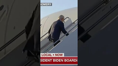Biden Loses Latest Battle With Stairs #live #explore #subscribe