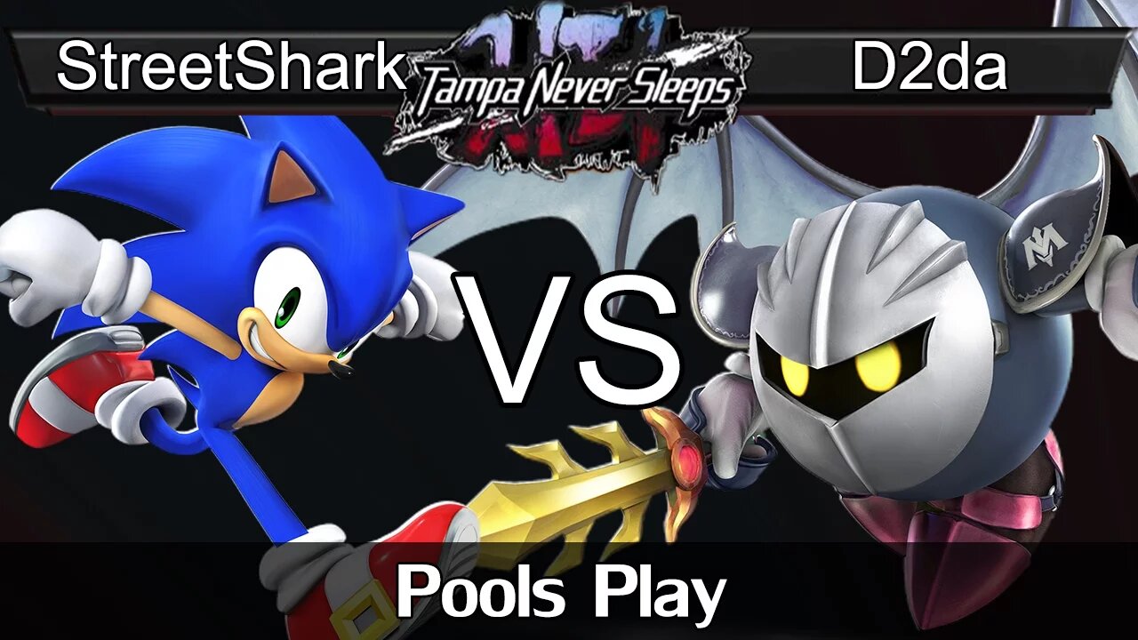 cE|StreetShark (Sonic) vs. D2da (Meta Knight) - Pools Play - TNS 6