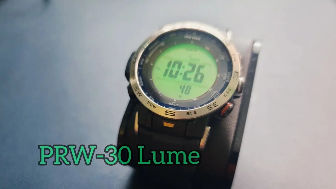 Casio Pro Trek PRW-30 Lume Mod Part 1