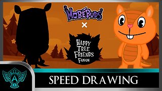 Speed Drawing: Happy Tree Friends Fanon - Tango | Mobebuds Style