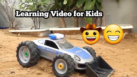 Toys Cartoon video - Learning Numbers and vahicals name