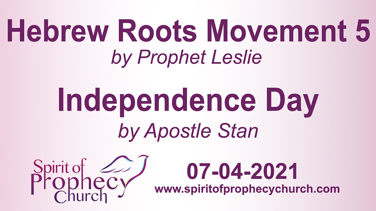 Spirit of Prophecy Church - Sunday Service 07/04/2021