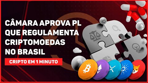 C1: CÂMARA APROVA PL QUE REGULAMENTA CRIPTOMOEDAS NO BRASIL